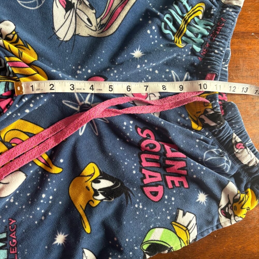 Whimsical Space Jam & Disney Nostalgic Loungewear Comfy Pants Set  L 12/14 - Picture 13 of 16
